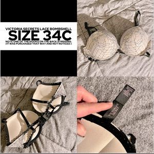 Victoria Secrets lace bombshell size 34C